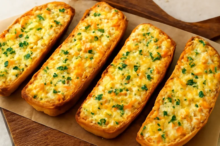 Homemade Cheesy Garlic Bread