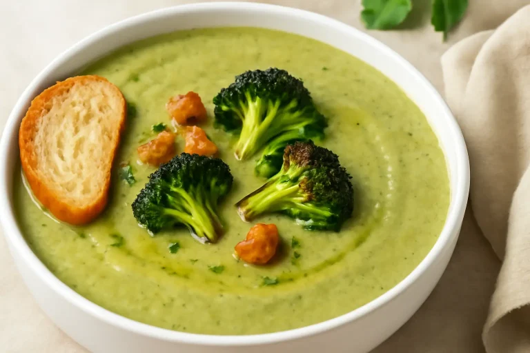 roasted broccoli soup recipe