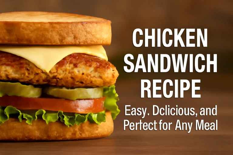 Chicken sandwich recipe