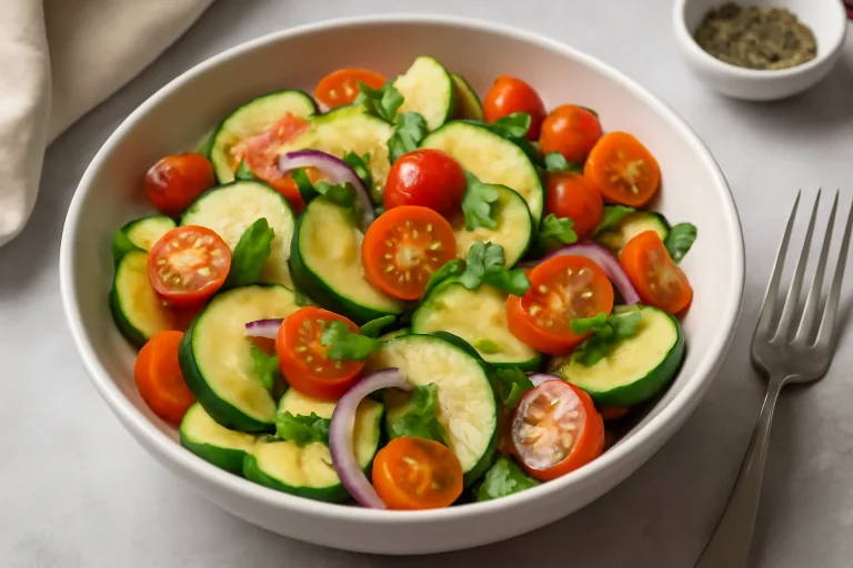 Zucchini Tomato Salad Recipe